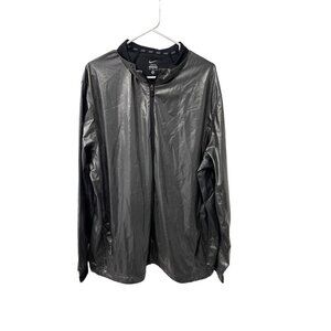 Nike Metallic Track Jacket Size XL Gray Moondust 607775-010